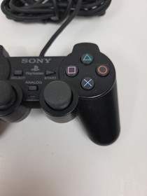 Black Dual Shock 2 Controller Official Sony PlayStation 2 PS2 SCPH-10010 VG