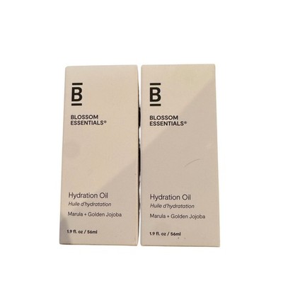 2packs Blossom Essentials Hydration Oil Golden Jojoba Face Body 1.9oz Set of 2