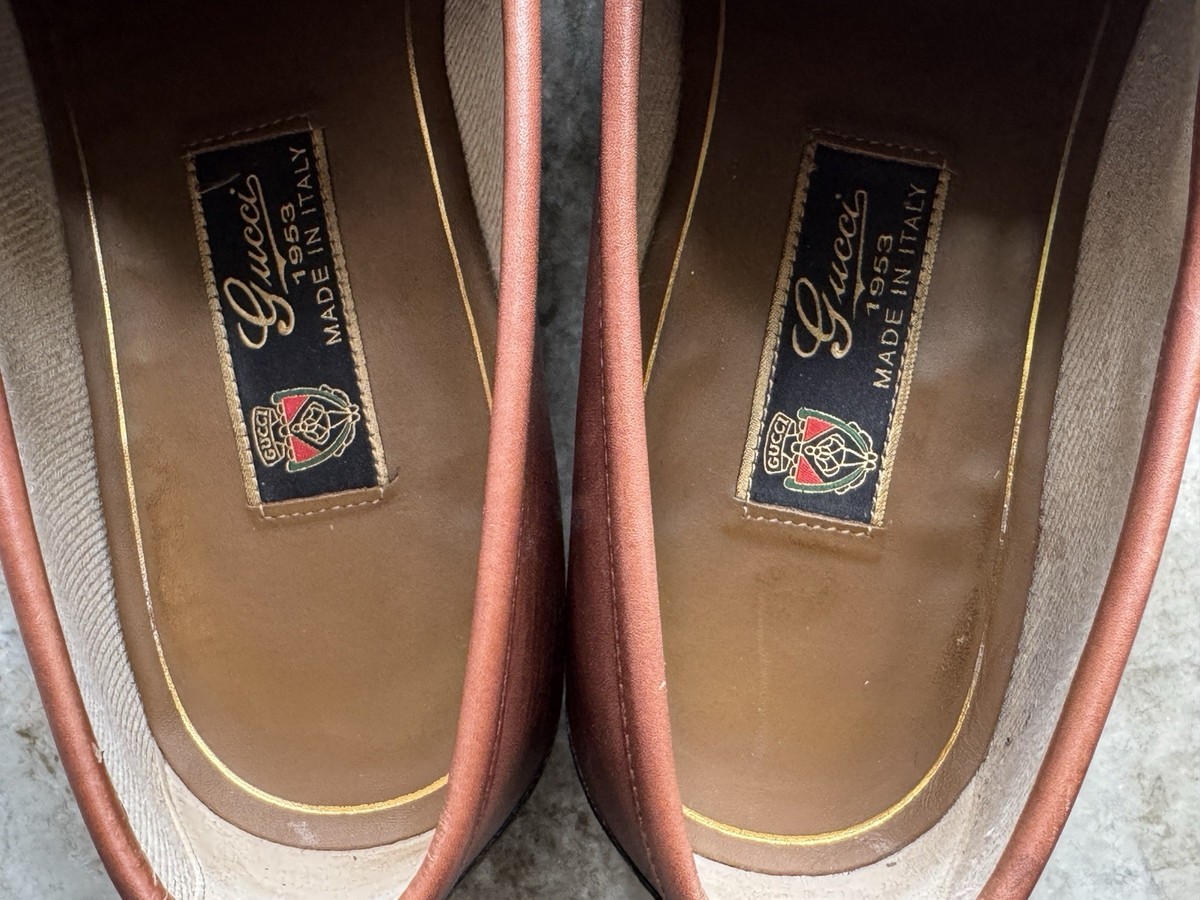 GUCCI JORDAAN Horsebit Leather Loafer Tan Brown Ombre 6 / 6.5 US $1050 1953 GUCCI Jordaan horsebit-detailed leather loafers | NET-A-PORTER main image 2