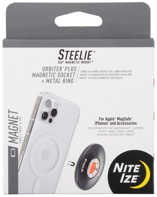 Nite Ize Steelie 360° Magnetic Mount Orbiter Plus Magnetic Socket + Metal Ring