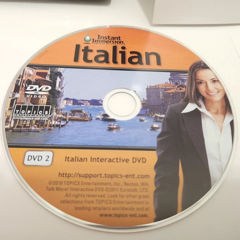 Instant Immersion Italian. Complete Language Learning Collection Vol. I VGC  - Image 4 of 4