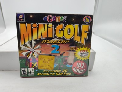 eGames-Mini Golf Master 2-3D Miniature Windows 98 ME 2000 XP PC CD ROM 2002-NEW
