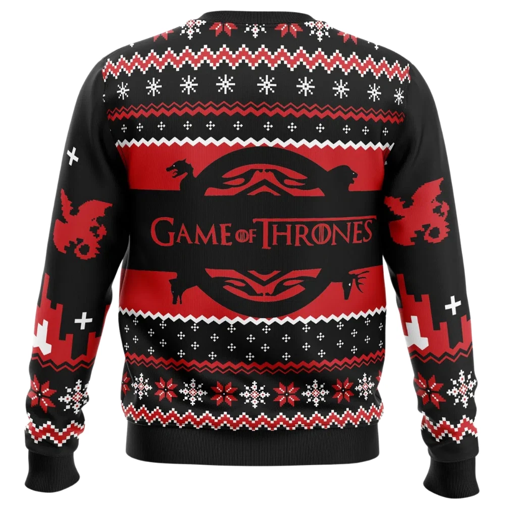 Game of Thrones House Targaryen Christmas Ugly Sweater