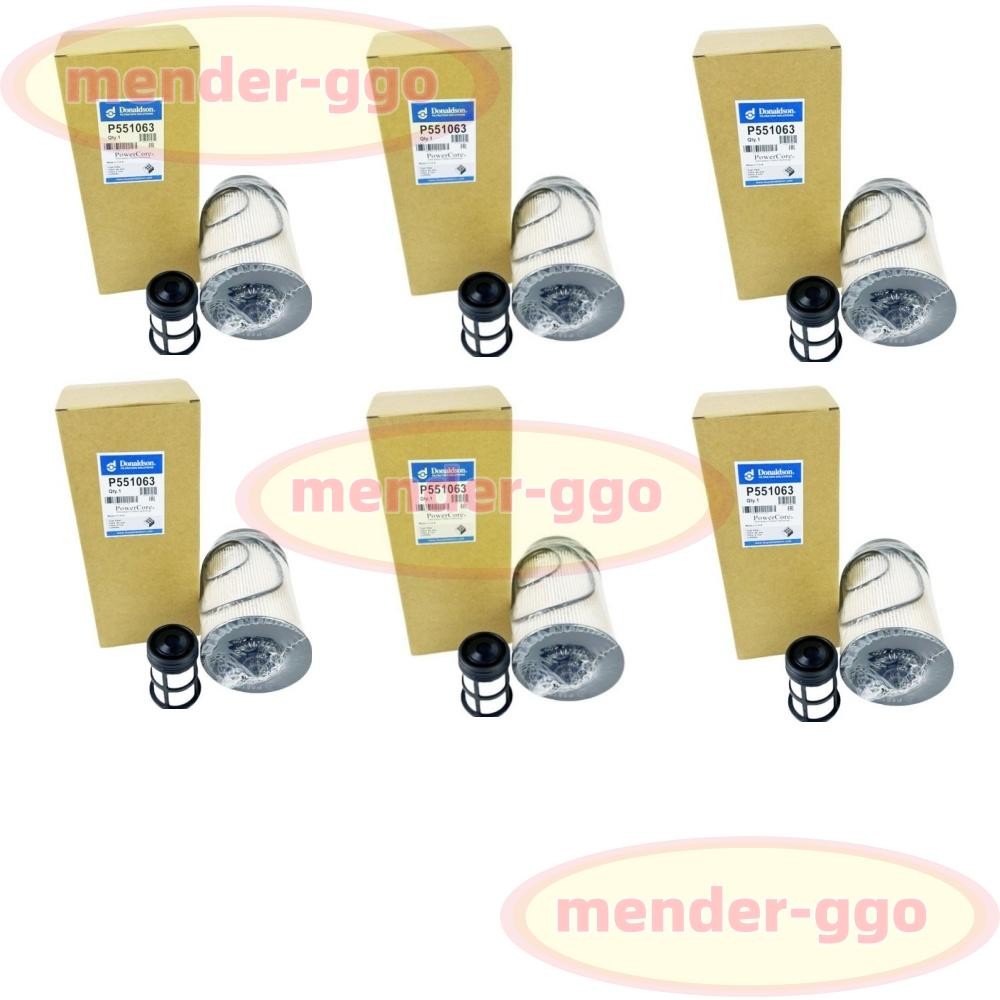 6PCS Genuine Donaldson P551063 Fuel Filter Kit for DETROIT DIESEL BEN Z