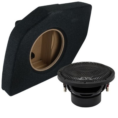 Subwoofer für BMW 3er F31 Touring | ESX SIGNUM SXE-10D2 25cm Bass + Auto Gehäuse