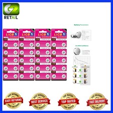 Bulk 40 Pack Watch Batteries 1.55V - Fresh, Long-Lasting Power for Every Device