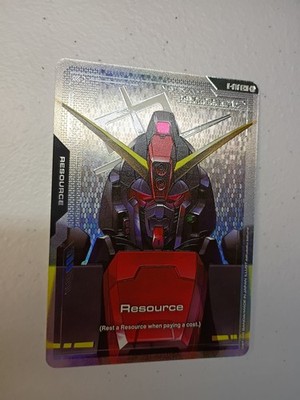 Gundam TCG Card Game Dual Impact Holo Foil Resource  R-010 C+ Psycho Gundam 