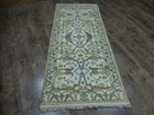 Turkish Oushak Rug, Modern Multicolored Handmade Bohemian Rug 2.7x6 Ft — photo 1