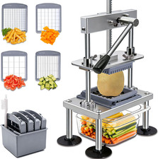 French Fry Cutter Commercial Vegetable Chopper Professional Stainless Steel Pot