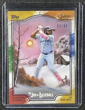 VLADIMIR GUERRERO JR. 2025 TOPPS BOB ROSS: THE JOY BASEBALL PAINT SPLATTER 66/99