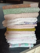 15 tlg. Sammlung Konvolut Handtücher bunt Frottierware retro Vintage, alt