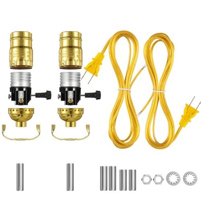 Lamp Repair Kit for Table Lamps, Floor Lamp Rewire kit with 2 Way E26 Socket ...