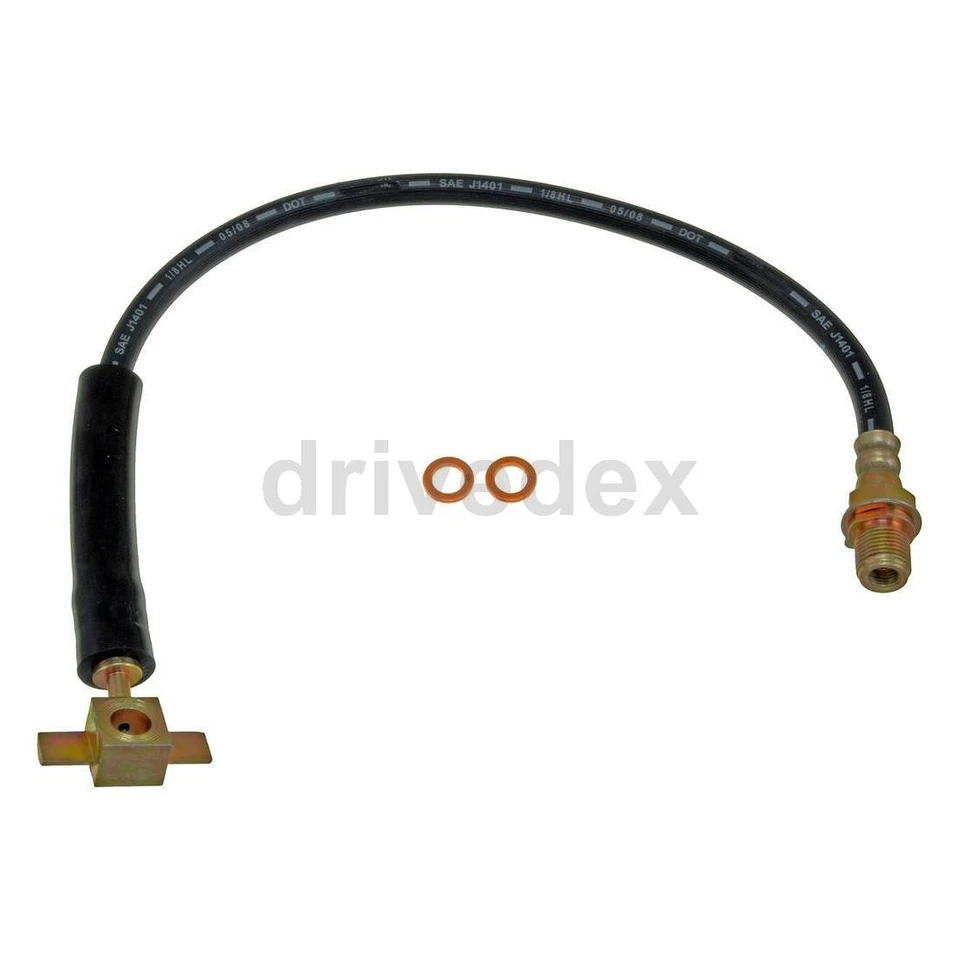 Par de mangueras Dorman - primera parada de línea de freno para Chevrolet K10 1975 1976 1977 1978 Foto 3 de 3