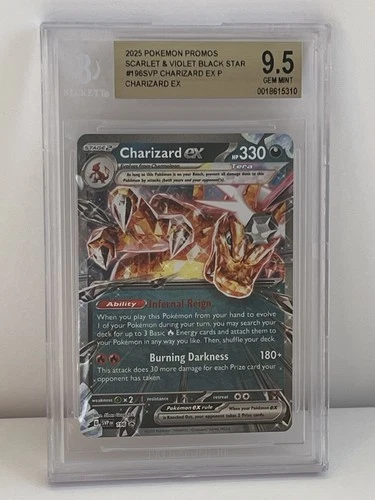 BGS 9.5💫 | Pokémon | Scarlet & Violet | Charizard ex SVP 196 | Black Star Promo