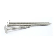 1" x 10-GAUGE 2D RING 304SS ROOFING NAILS 1lb | RN100RS1