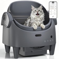Automatic Smart Cat Litter Box Self-Cleaning Top-Open Cat Litter Box App Control