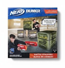 Nerf BUNKR Battle Stackers Blocs De Combat 4-Pack