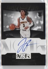 2023-24 Noir Silver Screen Debut Signatures Gold 14/25 Julian Strawther Auto 5i3