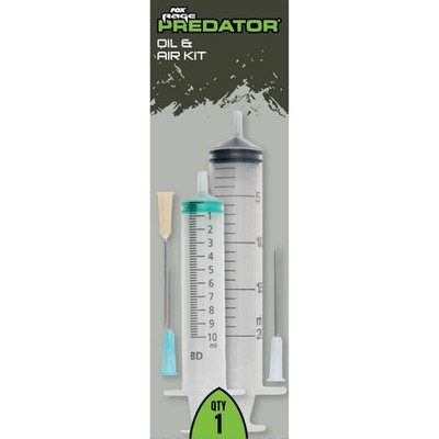 Fox Rage Predator Oil & Air Kit FAC117 NEW Oil & Air Deadbait Needle Kit