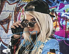 Toni Storm JSA COA (8x10 metallic) funhouse AEW photo signed auto autographed