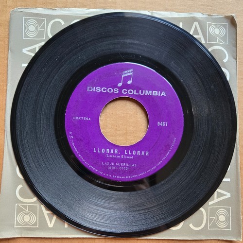 LAS JILGUERILLAS Llorar/Ojitos Aceitunados 45 7" Schallplatte Vinyl LATIN RANCHERA
