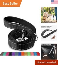 Tangle-Free 6 FT Heavy-Duty Dog Leash with Reflective Stitching - Urban Walks