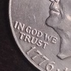 1976 Eisenhower $1 Dollar bell moon KM#203 Type 1 Business Strike Denver Mint — photo 3