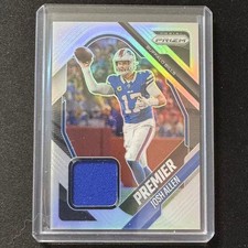 🚛GN 2025 PANINI PRIZM FOOTBALL PREMIER JERSEY SILVER PRIZM JOSH ALLEN