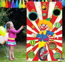 , Big Carnival Toss Game Banner - 54 Inch, Carnival Theme Party Decorations | Ca