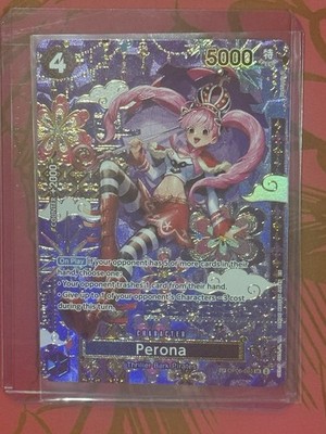 One Piece TCG - Perona OP06-093 OP14 SP English Alt Art The Azure