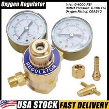 Oxygen Regulator Welding Gas Gauges CGA540 for Victor-Style Torch Cutting Kit