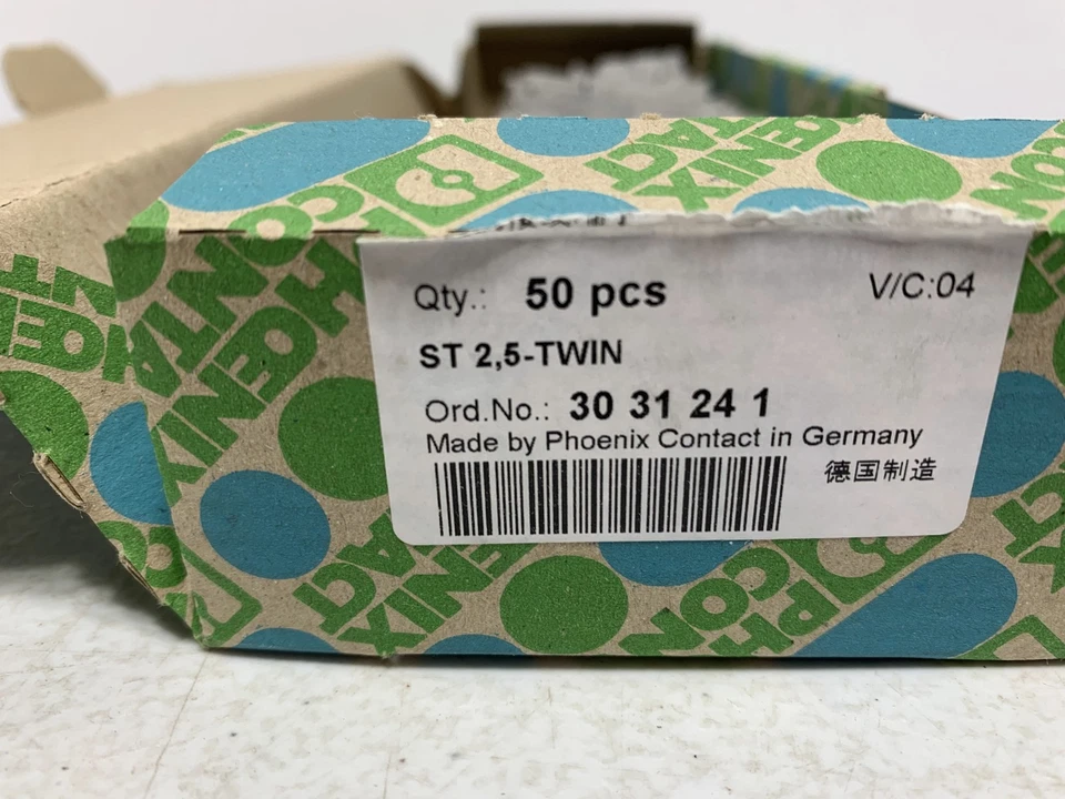 Phoenix Contact 3031241 ST 2.5-TWIN Feed-Through Terminal 2.5mm (box of 37) - Image 2 of 4