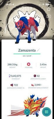 Zamazenta Special Background Pokémon Go Registered Or 30 Days Friendship