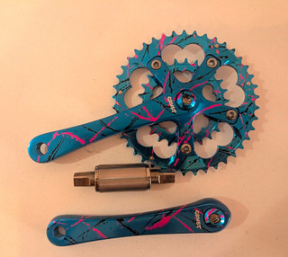 Crust Heart Breaker Crankset 170mm 42/26t Phill Wood Bottom Bracket