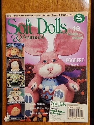 Soft Dolls and Animals Magazine Spring 1999 Unique Fun Lovely Crafty Whimsical A