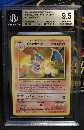Pokémon Charizard #3, Classic Collection, Holo Rare, BGS 9.5!!!