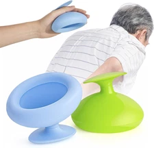 Silicone Palm Chest Percussion Cup, Chest Physical Aid Therapy Cup, Mucus Flutte