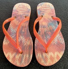 Havaianas Girls Pink/Purple Sandals Flip Flop Size 13C/1Y