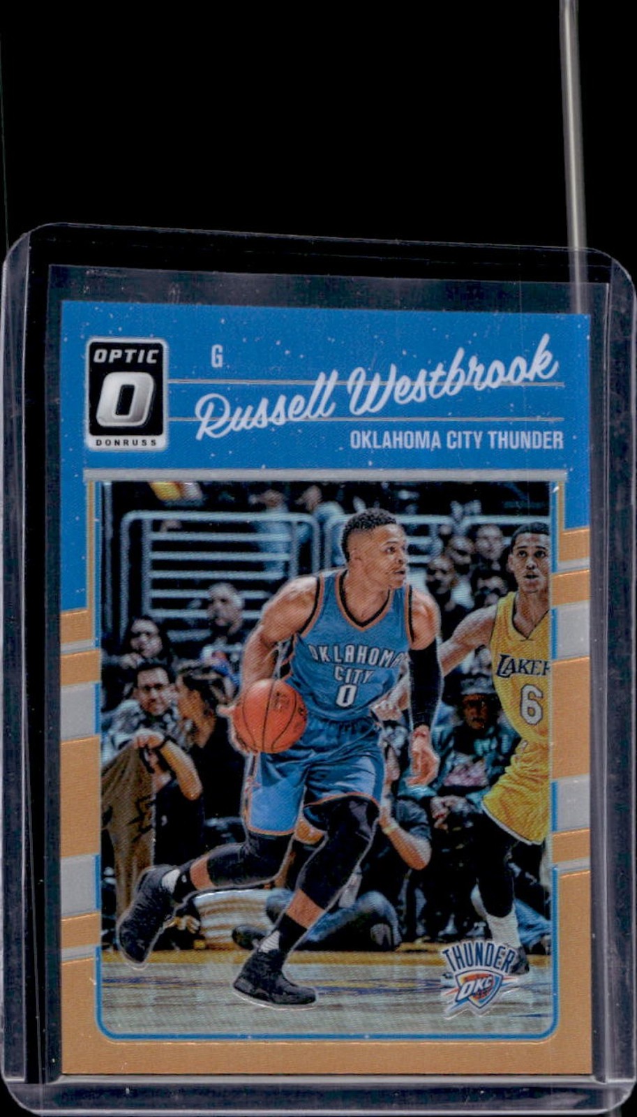 2016-17 Donruss Optic Russell Westbrook Orange #50/199 Thunder