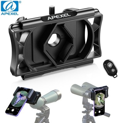 APEXEL New upgrade Universal Phone Adapter Rotatable Eyepiece Connector 23-50mm