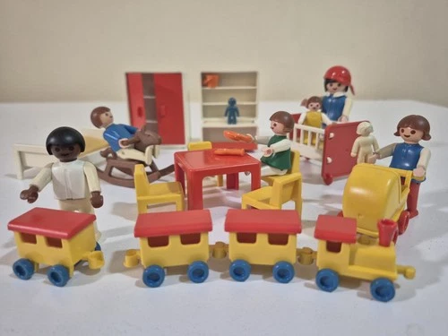 Vintage Playmobil #3290 Children's Playroom and Nursery