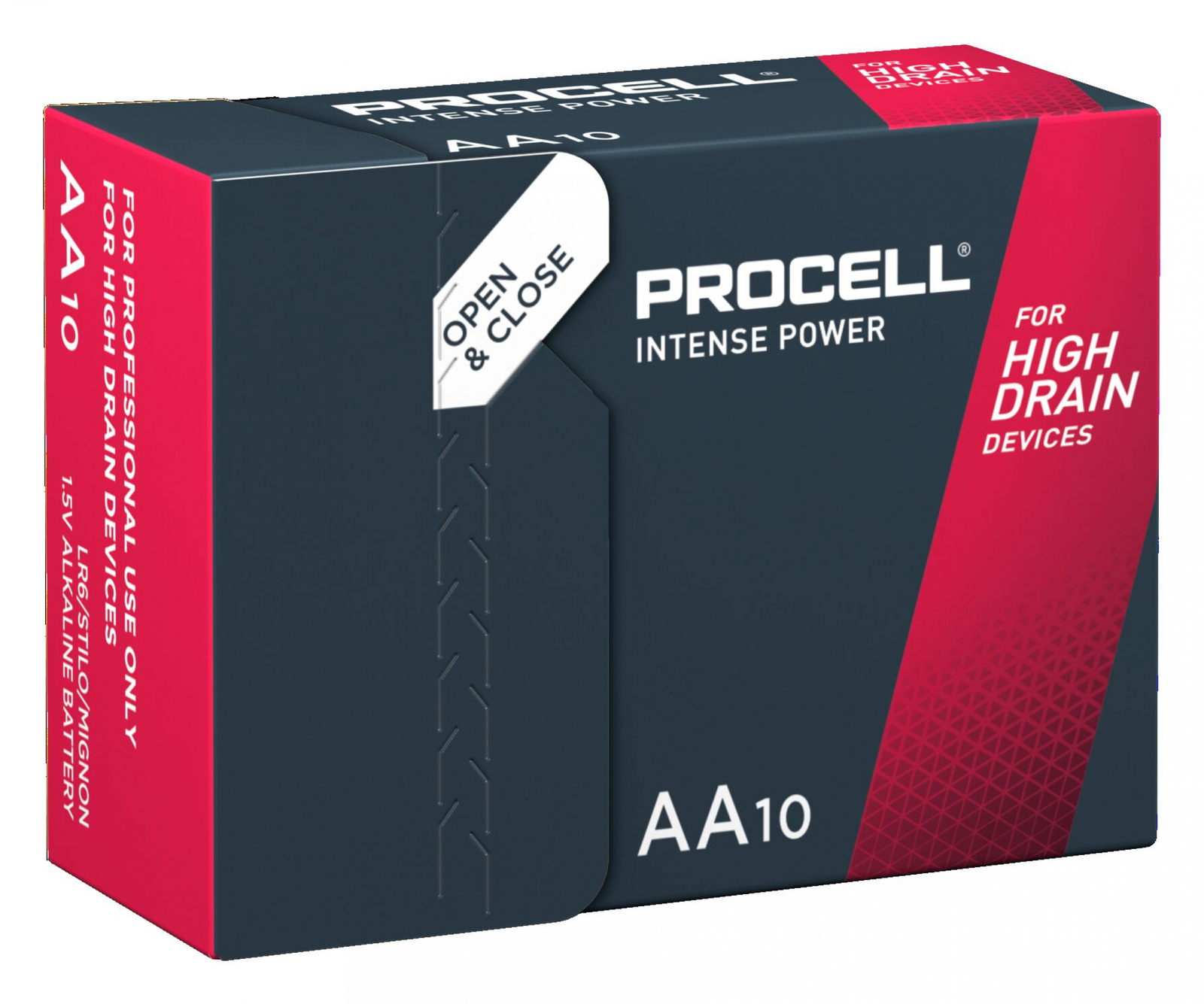 Thumbnail - 1x10er Pack-procell Intense Power Batterie Industrie Aa Mignon Mn1500