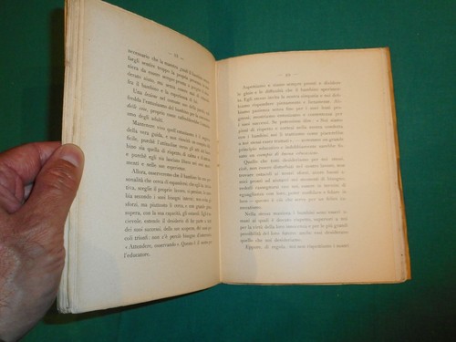 Maria Montessori Pref. Labriola - MANUALE DI PEDAGOGIA SCIENTIFICA - 1a ed. 1921 - Picture 11 of 12