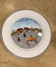 Vintage VILLEROY & BOCH DESIGN NAIF 10½” DINNER PLATE  LAPLAU 3 EUC