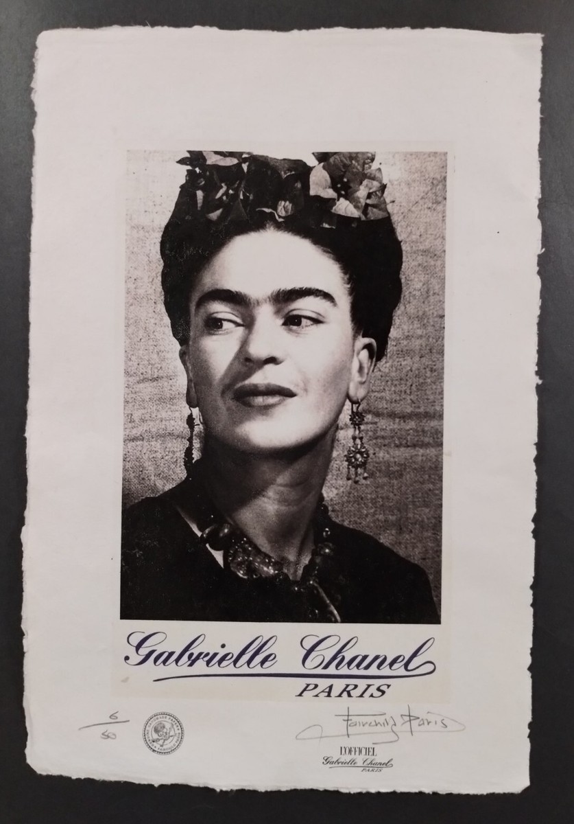 Frida Kahlo, Gabrielle Chanel Paris Ltd. Edition 22'x15'x