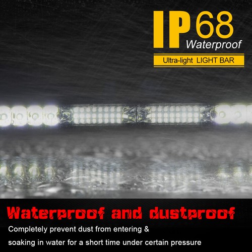 10 inch 130W Combo Slim LED Work Driving Fog Light Bar for Spreader Marine Boat - Picture 9 of 12