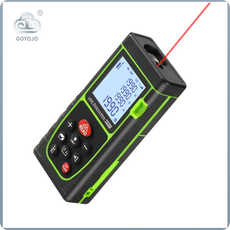 Handheld Laser Rangefinder Digital Distance Meter Tape Measure 40m 60m 80m 100m - Image 2 of 4