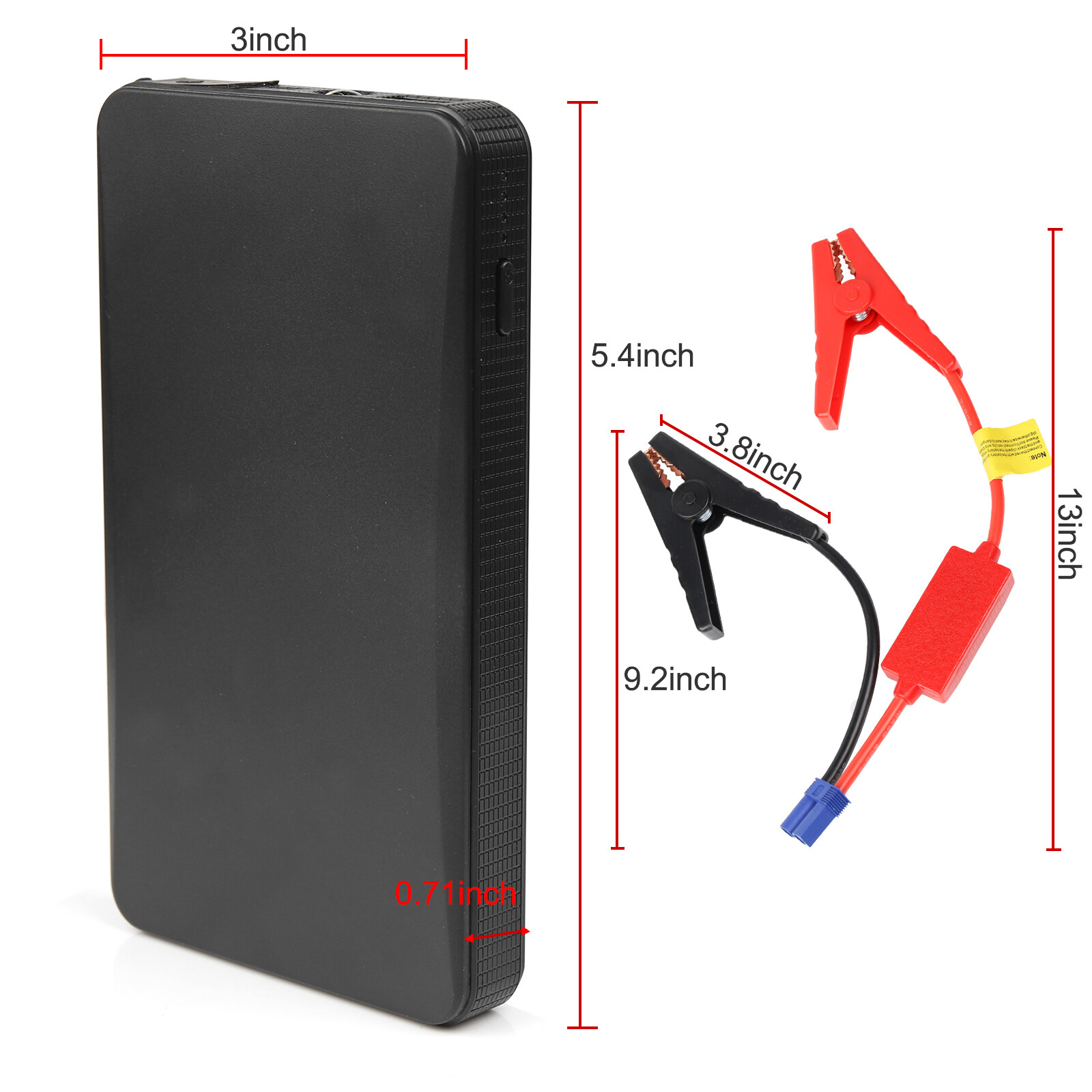 Mini Slim 20000mAh Car Jump Starter Engine Battery Charger Power Bank
