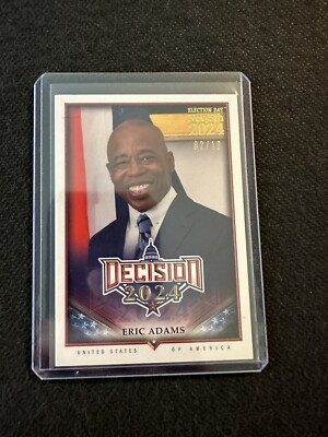 2024 Decision Eric Adams Gold /10 SSP #152 Mayor