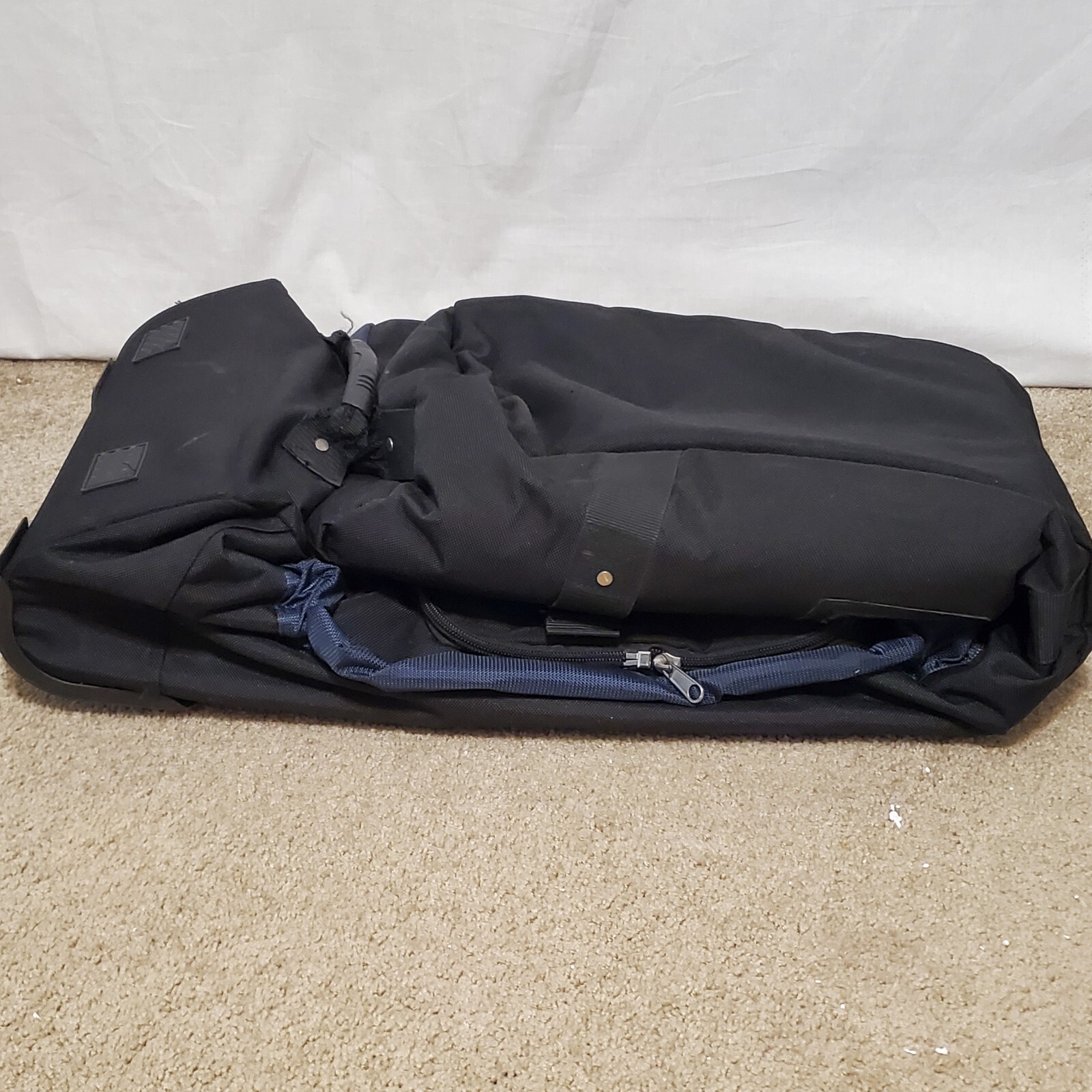 Caddy Daddy Constrictor 2 Wheeled Travel Bag Case Cover Black/Navy Blue